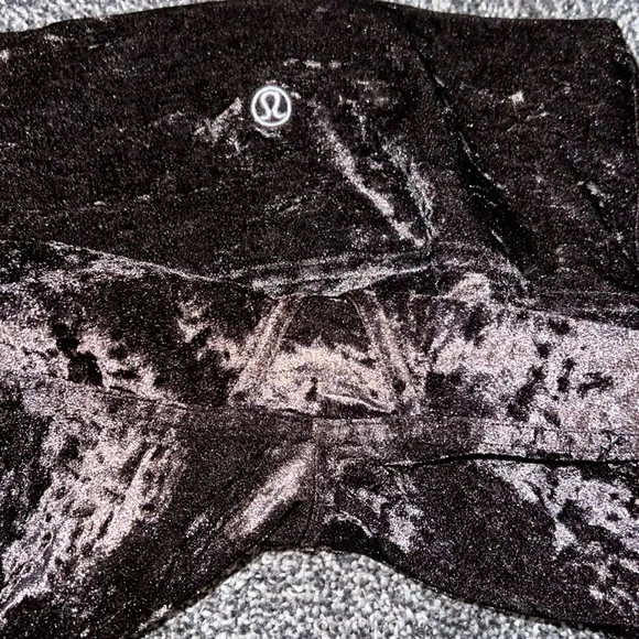 Lululemon H/R leggings Wunder Under, special edition Coffee Press Crushed Velvet - Picture 13 of 13